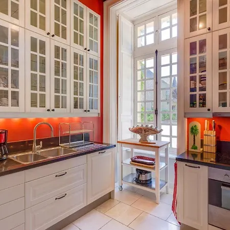 بيت للعطل Tocqueville-les-murs Chateau Sleeps 10 Wifi Tocqueville (Manche)